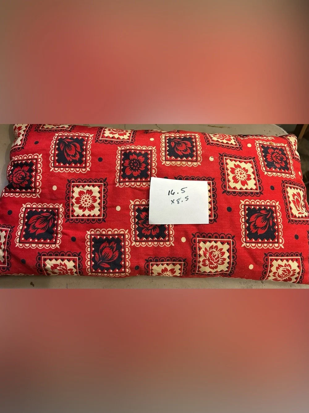 Lot 4 vintage pillows throw chair pad primitive handmade make-do's cottage core